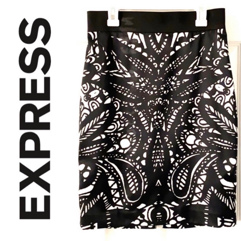 EUC Express size 2 pencil skirt